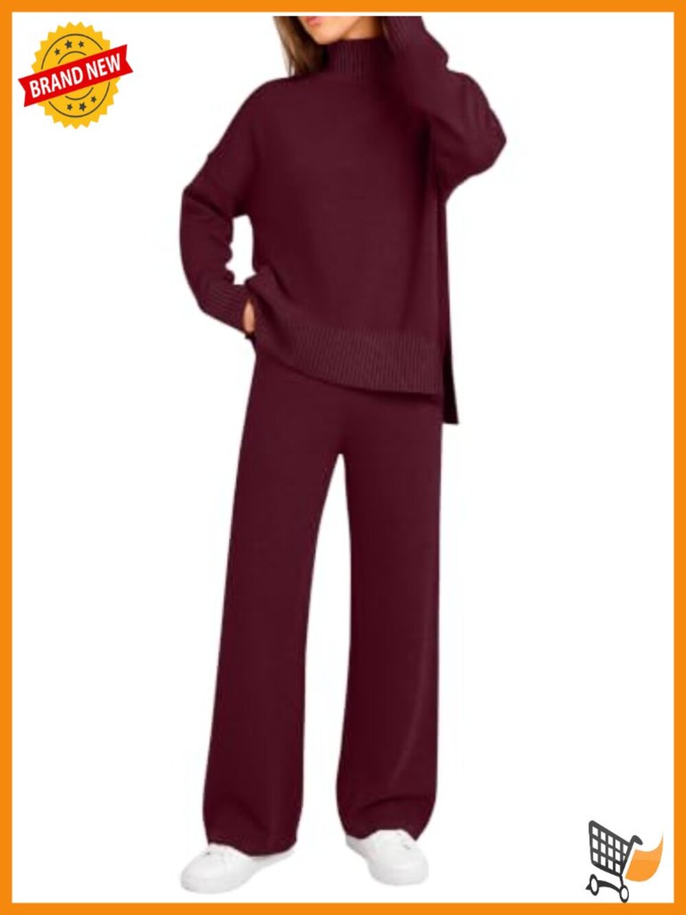 Women's 2 Piece Sweater Lounge Sets Travel Fall Outfits